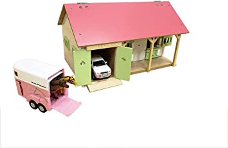 Stall m/garasje 1:32